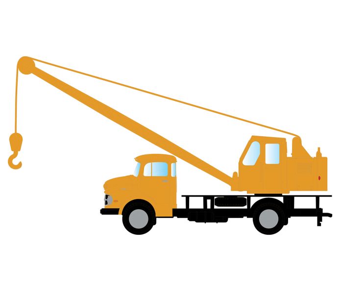 MB L322 Fuchs Mobile Crane Yellow/Black