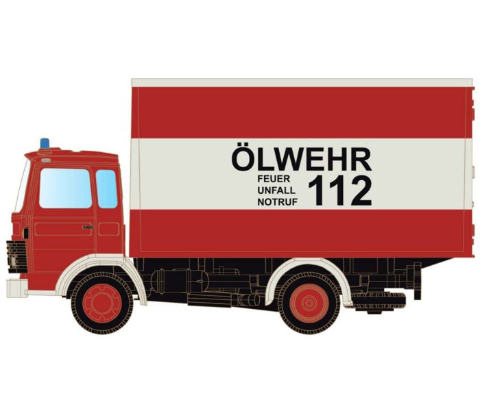Magirus MK 130MB Box Van Fire Service Oil Spill