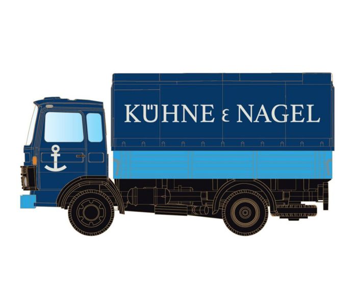 DAF 900 Flatbed & Tarpaulin Kuehne & Nagel
