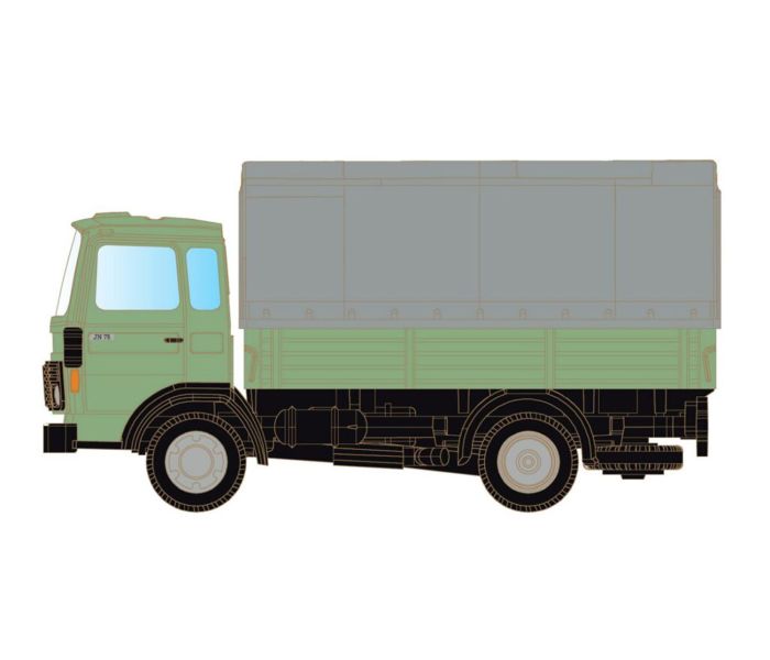 Renault JK75 Flatbed & Tarpaulin