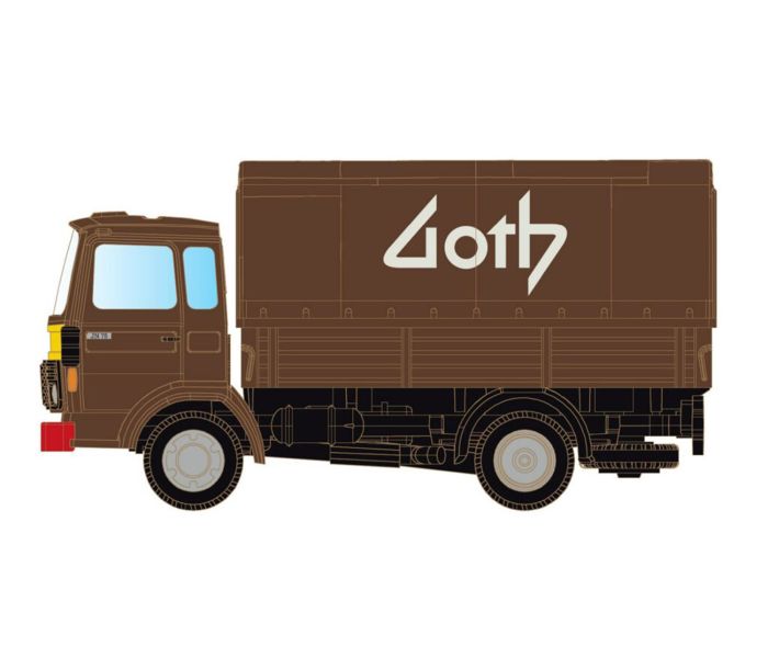 Renault JK75 Flatbed & Tarpaulin Goth (CH)
