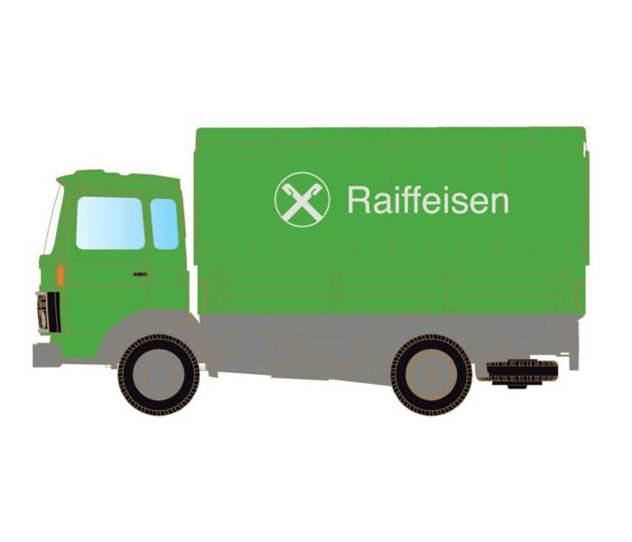 Volvo F4/6 Flatbed & Tarpaulin Raiffeisen
