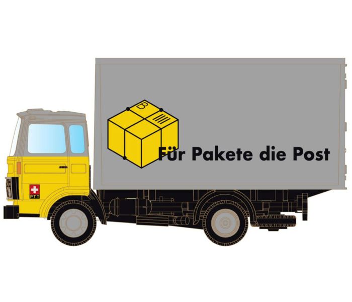 Volvo F4/6 Box Van PTT Post (CH)
