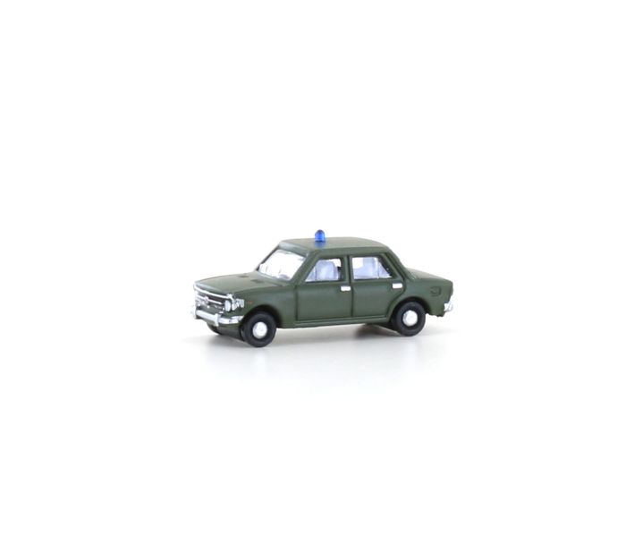 Fiat 128 Military Olive Green w/Blue Light