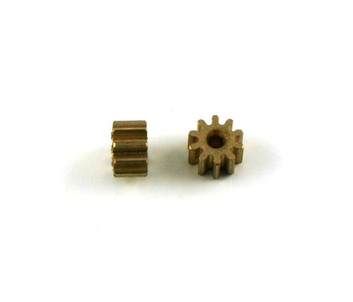Brass Pinions 10z 6mm Diameter for 1.5mm Axle (2)