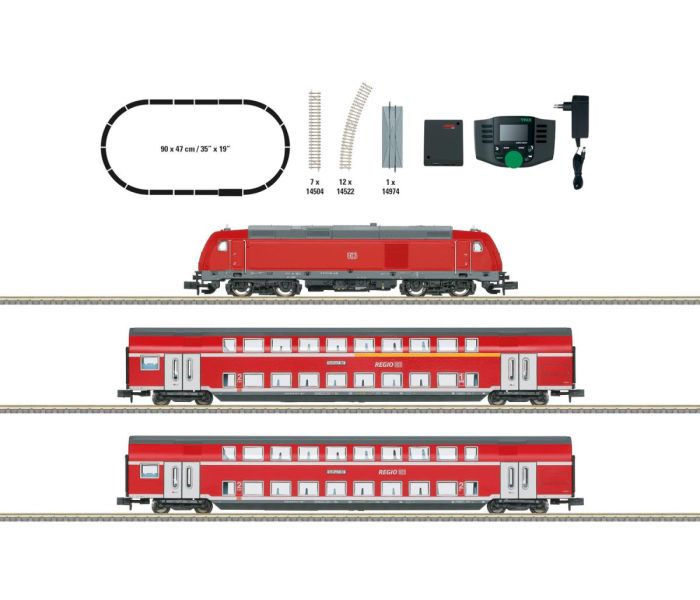 DBAG BR245 Diesel Regional Express Train Set VI(DCC-Sound)