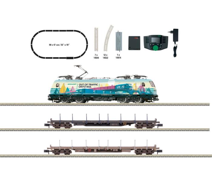 Lineas BR186 Electric Freight Train Set VI (DCC-Sound)