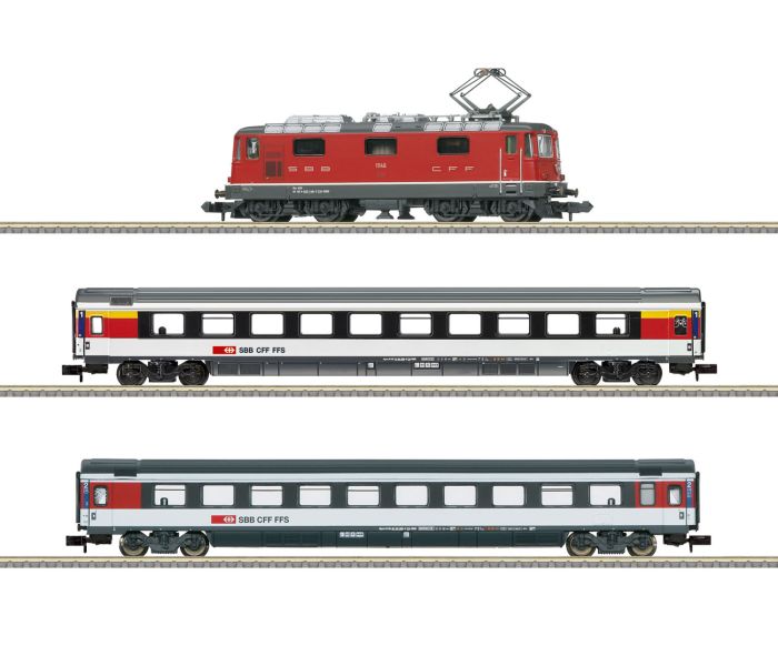 SBB Re4/4 II Electric Passenger Train Set IV (DCC-Sound)