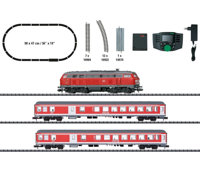 DBAG BR218 Diesel Passenger Train Set VI (DCC-Sound)