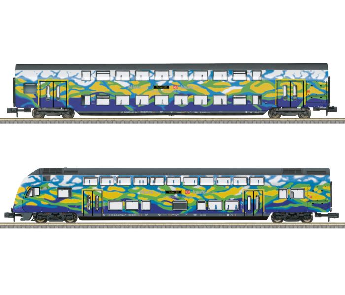 DB Used Train Bi-Level Coach 2 Set (2) VI (DCC-Fitted)