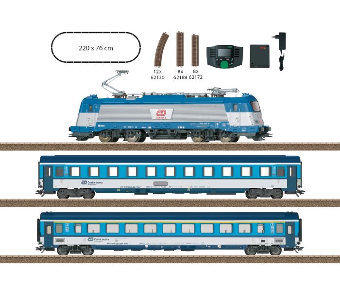 CD Rh380 Electric Passenger Starter Set VI (DCC-Sound)
