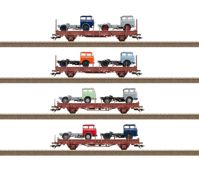 DR Ks3300 Stake Wagon Set (4) w/Lorry Load IV