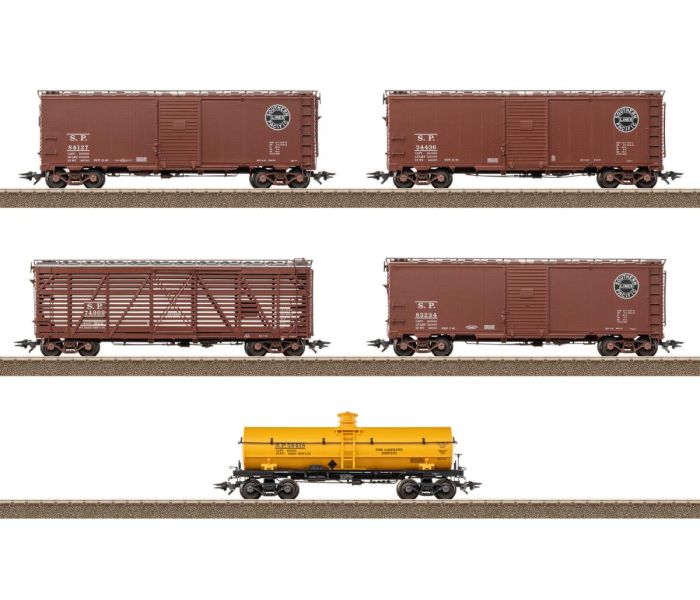 Southern Pacific Mixed Wagon Set (5)
