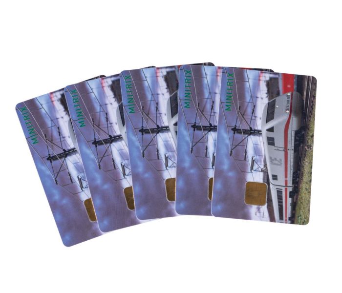 Minitrix Locomotive Writeable Chip Cards (5)