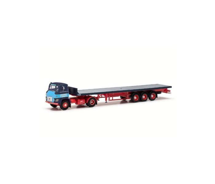 Scania Vabis LB 76 Flatbed Semitrailer Malcolm
