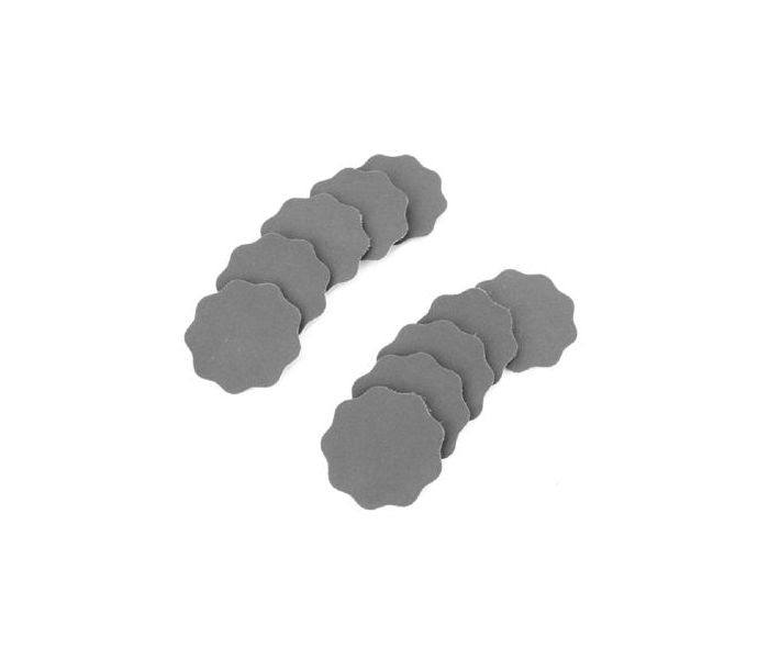 Superfine Scalloped 2500 Grit Pads 32mm Velcro (10)