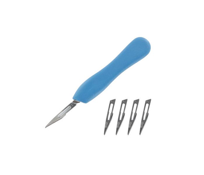 Plastic Scalpel Handle with No.11 Blades