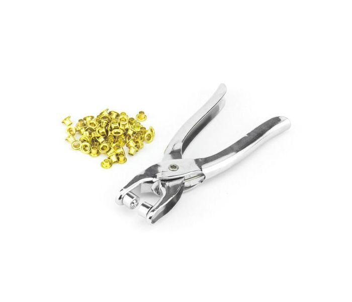 Eyelet Plier Set with 100 Eyelets