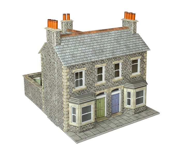 Stone Terraced Houses Card Kit