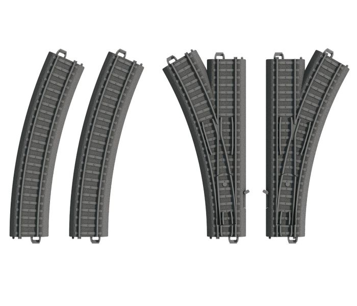 MyWorld Plastic Track Turnout Set
