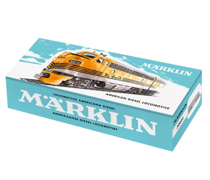 Retro Rio Grande EMD F7 A Unit Locomotive III (~AC)-Marklin-30601