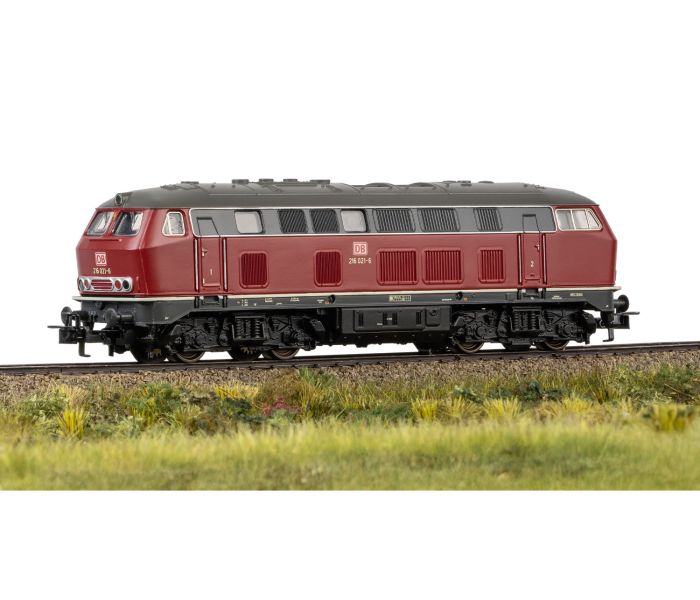 Start Up DBAG BR216 Diesel Locomotive V (~AC-Sound)
