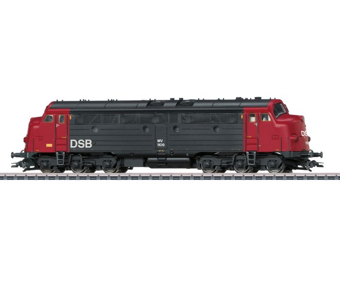 DSB MV 1109 Nohab Diesel Locomotive IV (~AC-Sound)