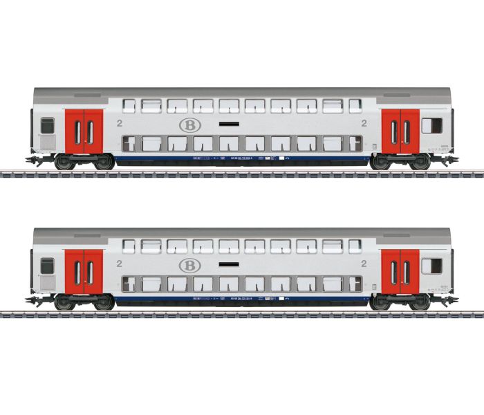 SNCB M6 2nd Class Bi-Level Coach Set (2) VI