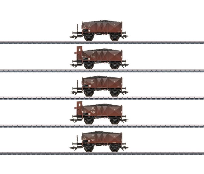 DB O11/O Open Wagon w/Coal Load Set (5) III