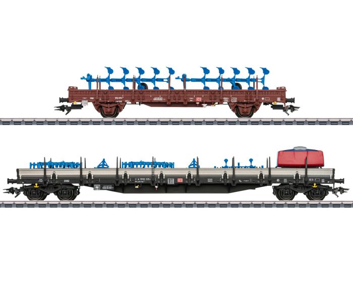 DBAG Stake Wagon Set (2) w/Agricultural Loads VI