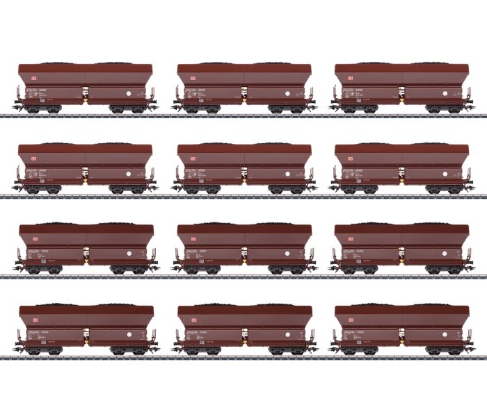 DBAG Falns182 Side Discharge Hopper Wagon Set (12) VI