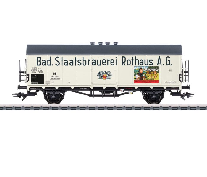 DB Tnoms35 Bad Staatdbrauerei Refrigerated Wagon III