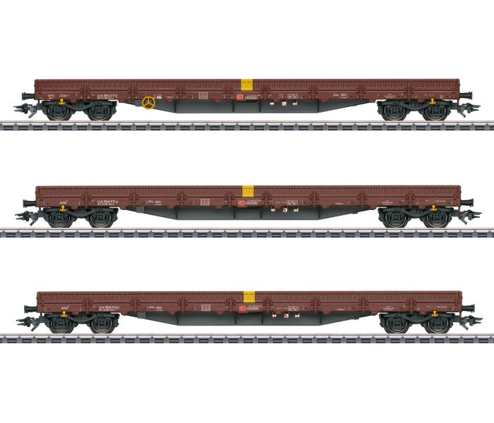 DBAG Res-x Bogie Flat Wagon Set (3) VI