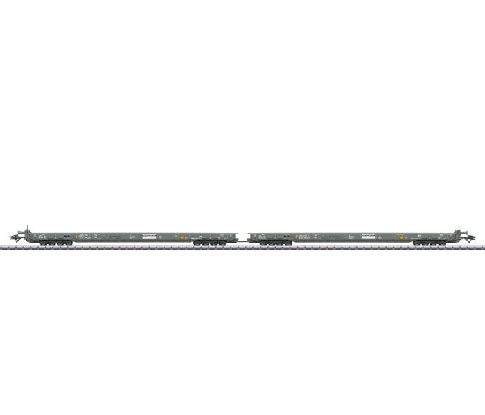 Ralpin Saadkms Rollende Landstrasse Flat Wagon Set (2) VI