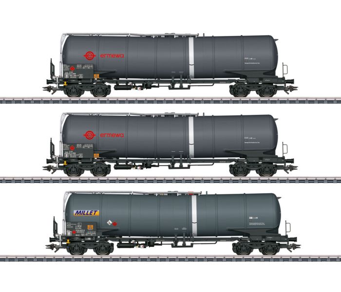 Ermewa Zacns Bogie Tank Wagon Set (3) VI