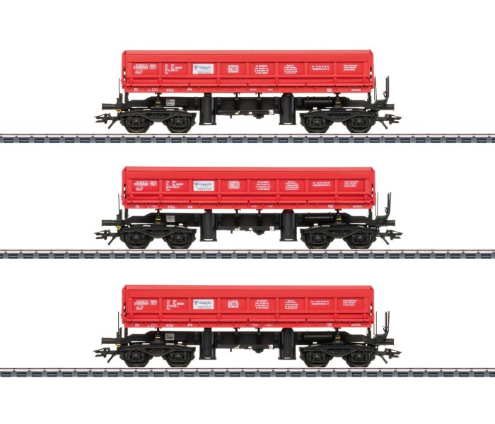 DB Schenker Rail Polska Fas Side Dump Wagon Set (3) VI