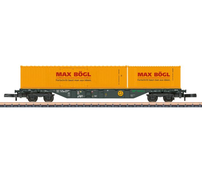 MFD Rail Sgns691 Flat Wagon w/Max Bogl Container Load VI