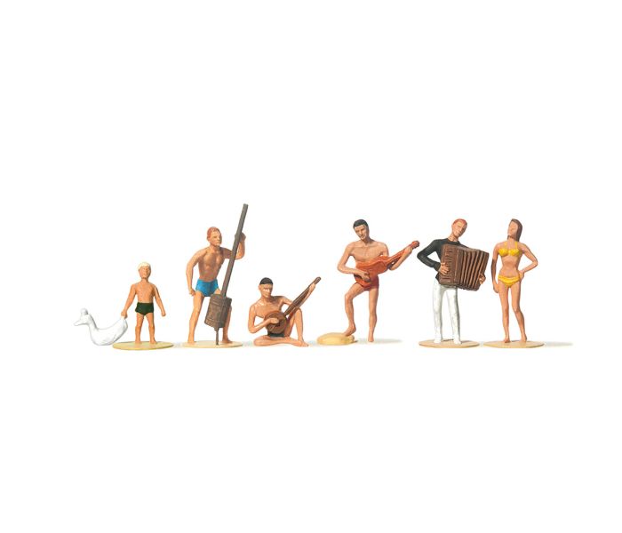 Musicians on the Beach (6) Figure Set