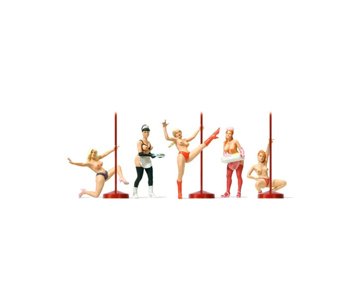 Pole Dancers (5) Figure Set