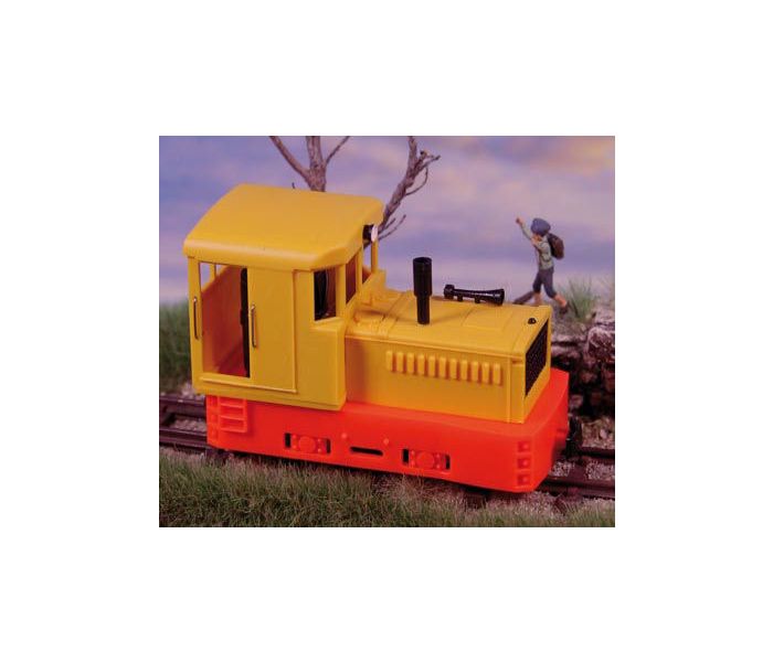 Plymouth Diesel Loco Yellow Body/Red Chassis
