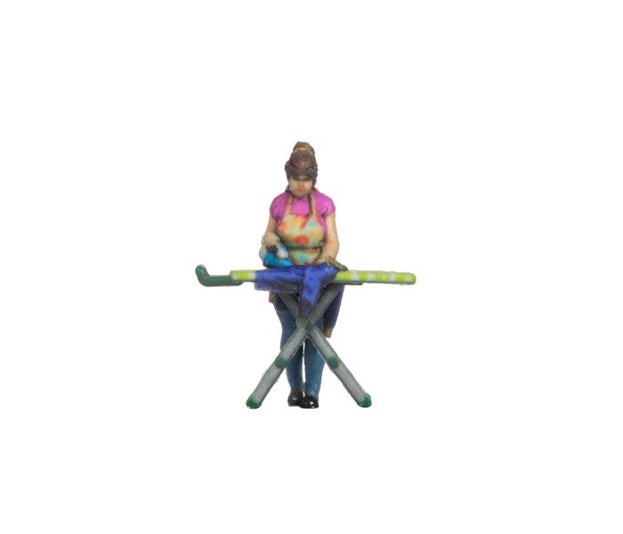 Woman Ironing 3D Master Figure