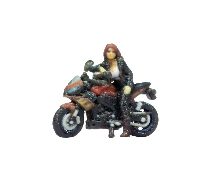 Sports Motorbike Standing 3D Master Figure