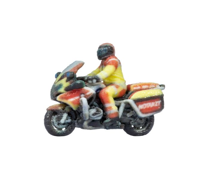 German Ambulance Motorbike 3D Master Figure
