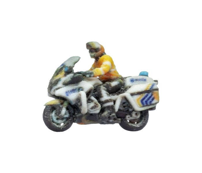 Belgian Police Motorbike 3D Master Figure