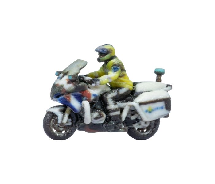 Dutch Police Motorbike 3D Master Figure