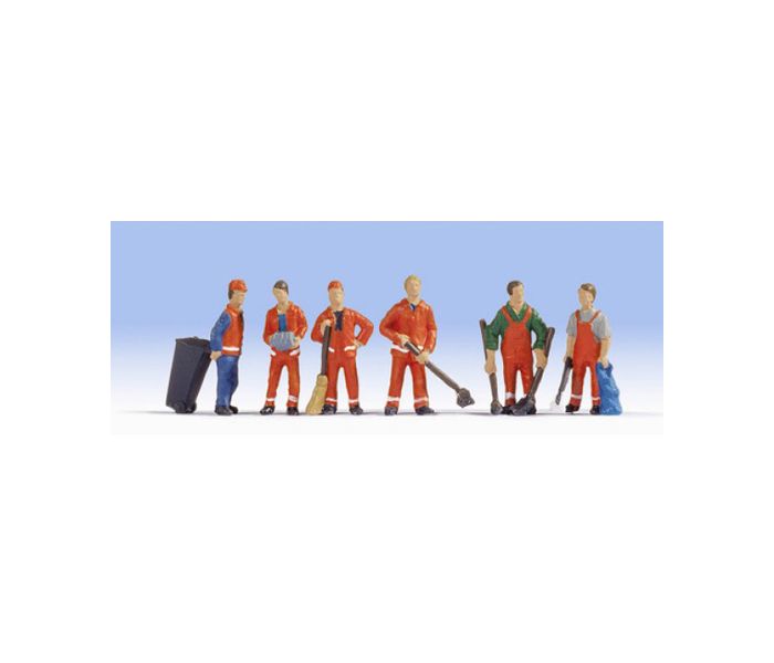 City Cleaners (6) and Accessories Figure Set