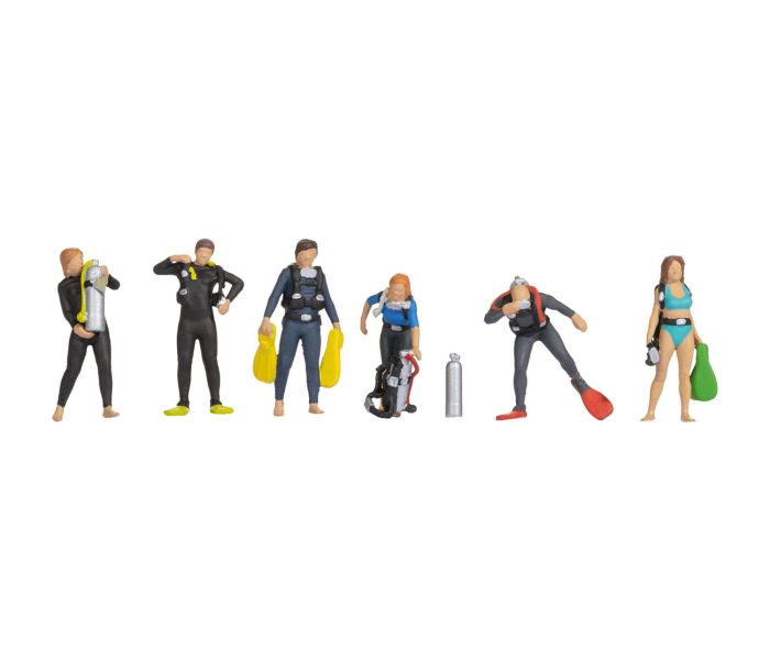 Divers (6) Figure Set