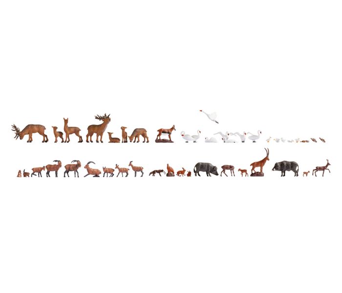 Wild Animals (45) Mega Economy Figure Set