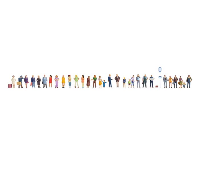 People Standing & Walking (30) Mega Economy Figure Set