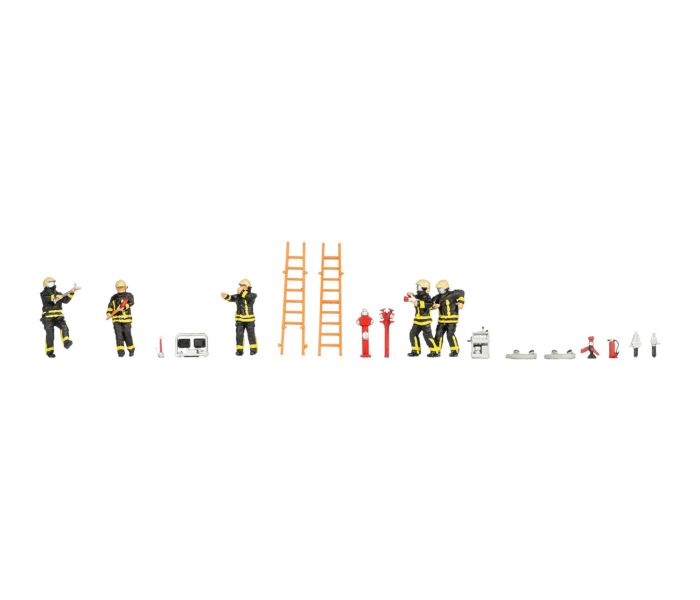 Fire Brigade Operation Themed Figure Set